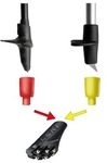 Leki Nordic Walking Pads "Silent Spike", F&uuml;r Exel, Axess, usw.