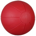 Togu Medizinball aus Ruton, 1 kg, Rot, 21 cm