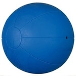 Togu Medizinball aus Ruton, 3 kg, Blau, 28 cm
