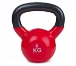 Sport-Thieme Kettlebell "Vinyl", 8 kg, Rot