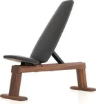 NOHRD NO-25410, NOHRD WeightBench Hantelbank Nussbaum Kunstleder schwarz