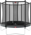 Berg BT-35.07.33.00, Berg Trampolin Favorit inkl. Sicherheitsnetz Comfort 200 cm grau
