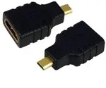 LogiLink AH0010 Kabeladapter HDMI D HDMI A Schwarz