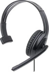 Manhattan 179874, Manhattan Mono USB-Headset, Ohrumschlie&szlig;endes Design (Over-Ear),