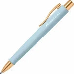 Faber-Castell 241186 Kugelschreiber Blau Clip-on-Einziehkugelschreiber Extradick 1