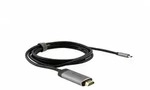 Verbatim 49144 Videokabel-Adapter 1,5 m USB Typ-C HDMI Schwarz, Silber