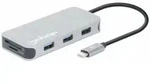 Manhattan 130615 laptop-dockingstation & portreplikator Kabelgebunden USB 3.2 Gen 1