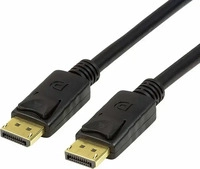 Logilink CV0119, LogiLink CV0119 DisplayPort-Kabel 1 m Schwarz