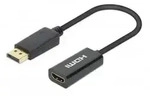 Manhattan 153713 Videokabel-Adapter 0,15 m DisplayPort HDMI Schwarz