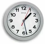 MAUL 9052895 Wand- /Tischuhr Quarzuhr Rund Silber