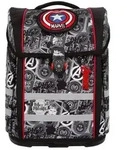 McNeill Avengers Schulranzen-Set Junge Schwarz, Wei&szlig;, Rot