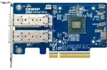 QNAP QXG-25G2SF-E810 Netzwerkkarte Eingebaut Faser 25000 Mbit/s