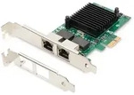 Digitus 2-Port Gigabit Ethernet Netzwerkkarte, RJ45, PCI Express, Intel Chipsatz