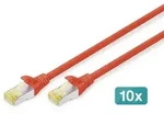 Digitus CAT 6A S/FTP Patchkabel, 10 St&uuml;ck