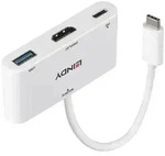 Lindy 43340 USB-Grafikadapter 3840 x 2160 Pixel Wei&szlig;