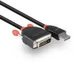 Lindy 41493 Videokabel-Adapter 5 m DVI-D DisplayPort Schwarz
