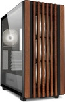 Sharkoon REBEL C70G RGB Full Tower Schwarz, Holz