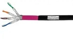 LogiLink CPV0082 Netzwerkkabel Schwarz, Pink 100 m Cat7