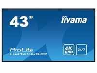 iiyama ProLite LH4341UHS 43" 16:9 4K 24/7 IPS Display schwarz
