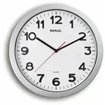 MAUL 9053695 Wand- /Tischuhr Quarzuhr Rund Silber