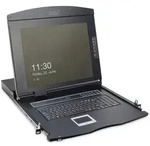 Digitus 17" LCD KVM Konsole, 1-Port VGA, deutsche Tastatur