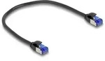 DeLOCK RJ45 Netzwerkkabel Cat.6A S/FTP Slim 0,25 m schwarz