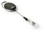 Durable BADGE REEL STYLE Namensschild mit Jojo Schwarz 10 St&uuml;ck(e)