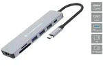 Conceptronic DONN19G 7-in-1 USB 3.2 Gen 1 Dockingstation, HDMI, USB-A 3.0 x 3, SD,
