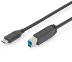 Digitus USB-C Anschlusskabel, USB-C - USB-B