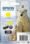 Epson C13T26344012, Epson Polar bear Singlepack Yellow 26XL Claria Premium Ink