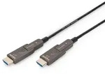 Digitus 4K - HDMI AOC Hybrid Glasfaserkabel mit 10m abnehmbaren Stecker