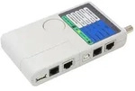 Alcasa GC-N0097 Netzwerkkabel-Tester UTP/STP-Kabeltester Grau