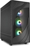 Sharkoon REBEL C80M RGB Midi Tower Schwarz