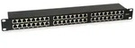 Equip 48-Port Cat.6 Geschirmtes Patch Panel, Schwarz