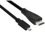 CLUB3D Micro HDMITM auf HDMITM 2.0 4K60Hz Kabel 1M