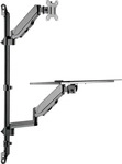 Neomounts WL90-325BL1, Neomounts WL90-325BL1 Sitz-Steh-Arbeitsplatz-Wand 17-32" -