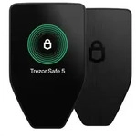 Trezor Safe 5 Krypto-Hardware Wallet mit Secure Element und Passphrase