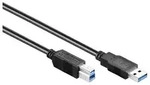 Alcasa 3m USB 3.0 USB Kabel USB 3.2 Gen 1 (3.1 Gen 1) USB A USB B 5 Gbit/s