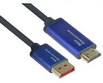 Alcasa 4860-SF020B Videokabel-Adapter 2 m DisplayPort HDMI Schwarz, Blau