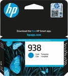 HPI 4S6X5PE#LS1, HPI HP Tinte cyan 800 S. No.938 ca. 800 Seiten
