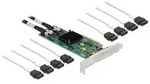 DeLOCK 8 Port SATA PCI Express x8 Karte mit Anschlusskabel