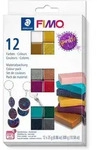Staedtler FIMO Color Pack Sparkle Colours Modellierton 300 g Mehrfarbig 12...