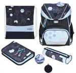 Herlitz UltraLight XL Plus Cyber Soccer Schulranzen-Set Junge Polyester Blau,