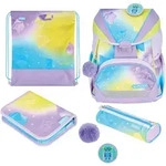 Herlitz UltraLight XL Plus Little Monster Schulranzen-Set M&auml;dchen Polyester Blau,