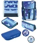 Herlitz FiloActive XL Plus Cosmic Schulranzen-Set Junge Polyester Blau, Dunkelblau