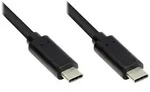 Alcasa GC-M0112 USB Kabel USB 3.2 Gen 1 (3.1 Gen 1) 0,5 m USB C 5 Gbit/s Schwarz