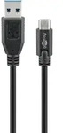 Goobay 73141 USB Kabel USB 3.2 Gen 1 (3.1 Gen 1) 3 m USB A USB C 5 Gbit/s 15 W