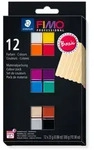 Staedtler FIMO 8043 C Modellierton 300 g Schwarz, Blau, Champagner, Gr&uuml;n, Grau,