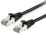 Equip Cat.6A S/FTP Patchkabel, 20m, Schwarz