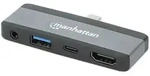 Manhattan 190404 laptop-dockingstation & portreplikator Kabelgebunden USB 3.2 Gen 2